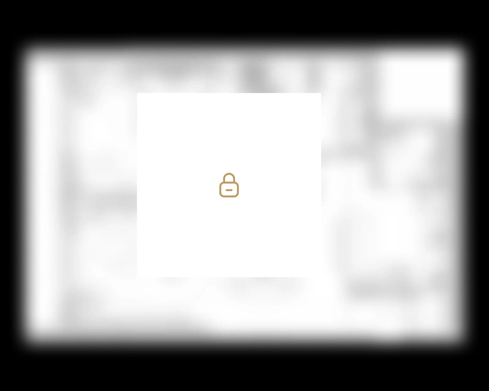 Floor plan locked