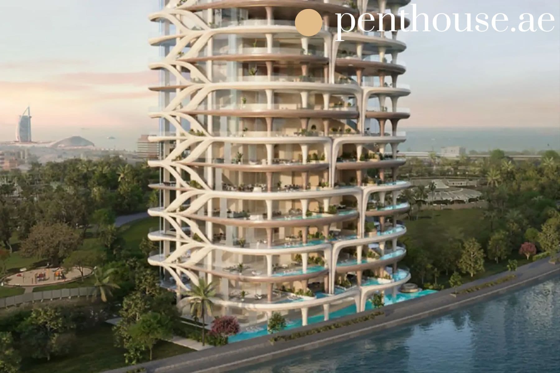 Signature Sky Home| Full Water View| 4BR + Maid's
